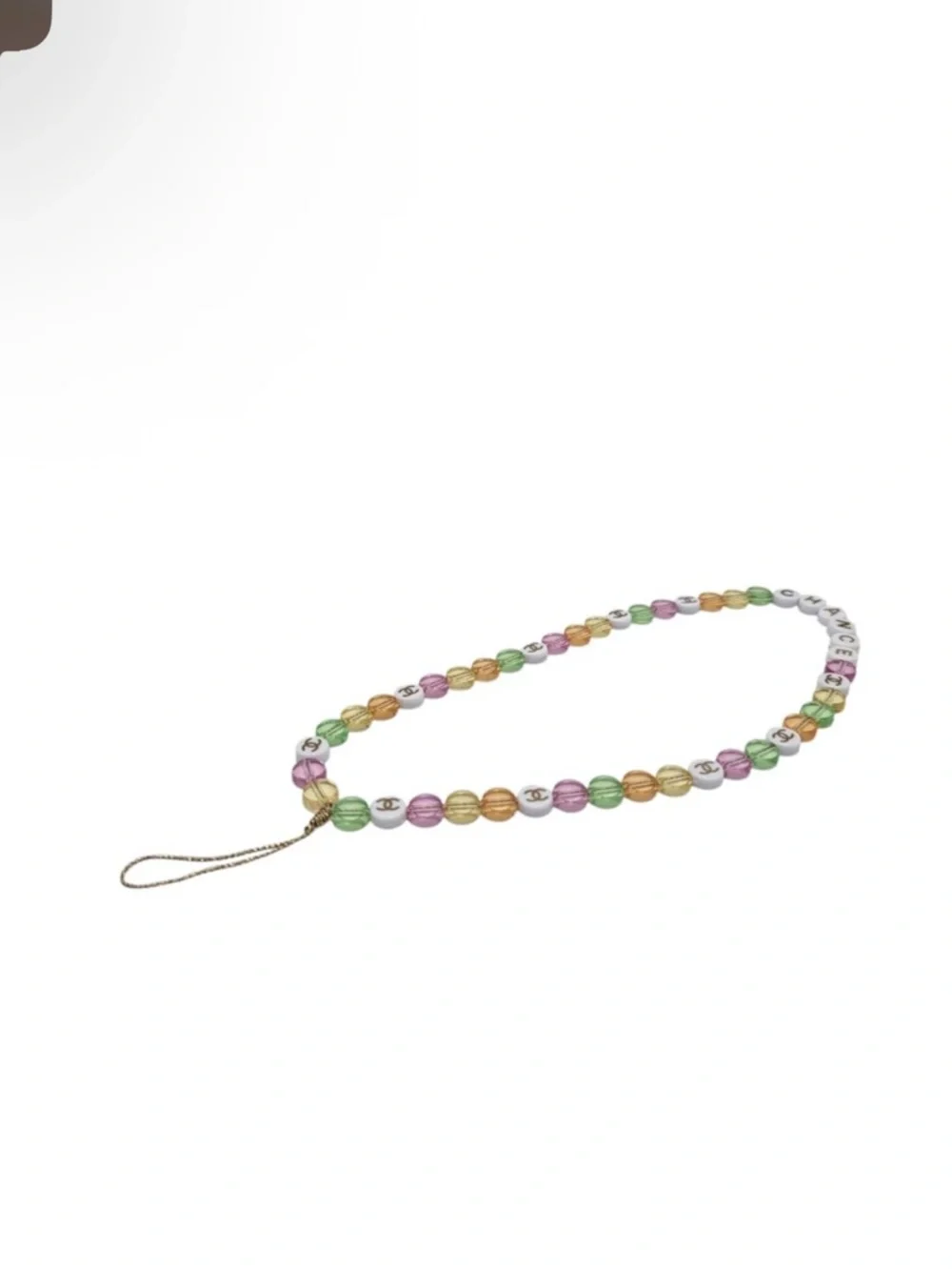 CHANEL Pastel Multicolor Beaded Necklace - Green, Pink, Yellow, Orange, White - Picture 5 of 5